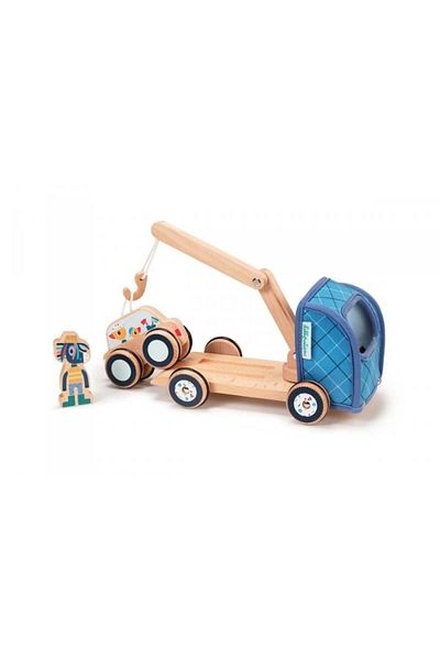 Lilliputiens شاحنة سحب خشبية