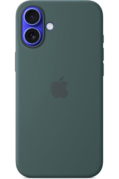Apple iPhone 16 Plus Silicone Case with MagSafe - Lake Green
