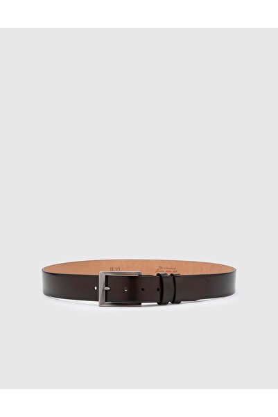 İLVİ Novak Men's Belt Brown Genuine Opening Leather