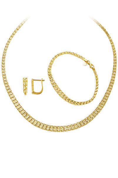 Label Taşsız 14 Ayar Altın Düğün Seti