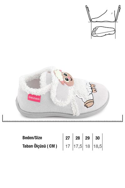 GEZER Iarnă Velcro Reglabil Confortabil Branț Papuci Fete Pantofi