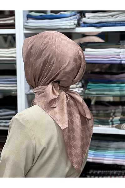 PİRAMİT Jacquard Checker Scarf