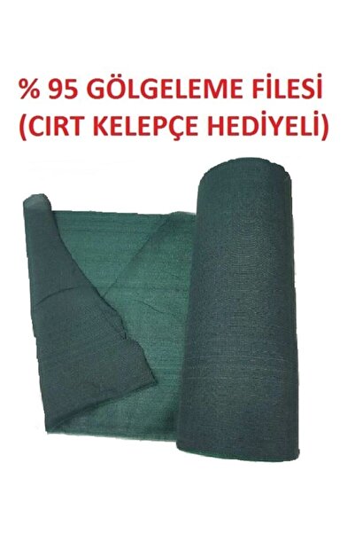 Ekonet Gölgelik File %95'lik- 1 Metre X 5 Metre = 5 M2 Bahçe Çit Örtüsü- Otop...