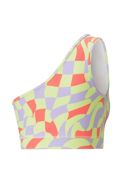Puma X Trp Aop Crop Top Lily Pad-aop