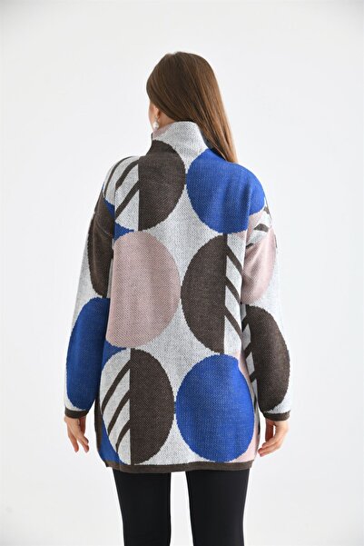 FTZ WOMEN Γυναικεία μπλούζα με γιακά καφέ 20042