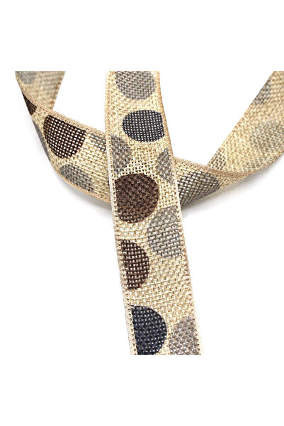 Turgut Brode Panglică din plasă 2,5 cm Buline