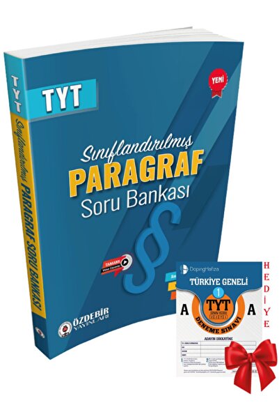 ÖZDEBİR YAYINEVİ Özdebir Tamamı Video Çözümlü Tyt Paragraf Soru Bankası (YENİ...