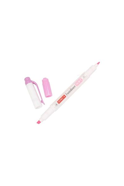 Dong-A Donga Twinler Soft Pink N/16 Highlighter Double Sided