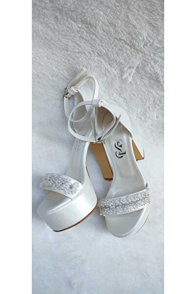 Berush Bride Dámské společenské boty BERUSH BRİDE s perličkami, jednopáskové, na platformě