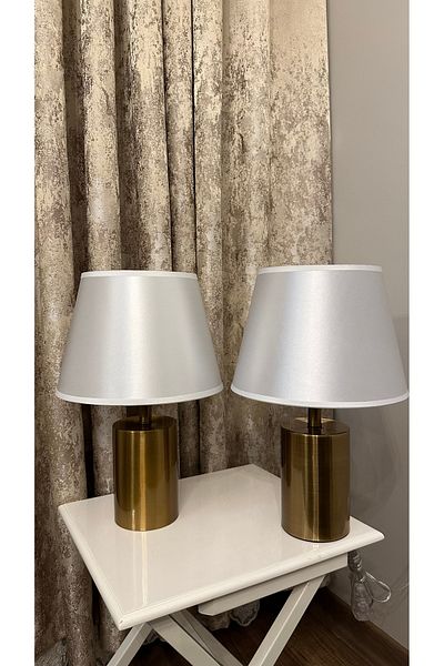 AbajurAksesuar Samara Bronze Double Lampshade
