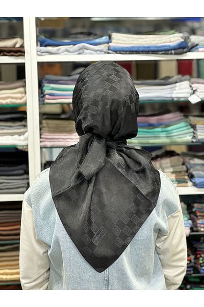 PİRAMİT Jacquard Checker Scarf