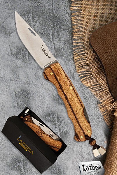 LAZBİSA Zeytin Sap Çakı Kamp Çakısı Outdoor Piknik Çakısı Bıçağı Mutfak Bıçak Bıçağı ( Çkx05 )