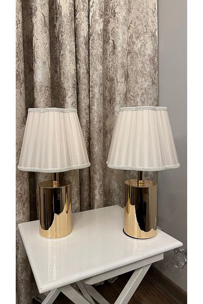 AbajurAksesuar Samara Yellow Double Lampshade