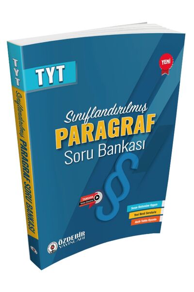 ÖZDEBİR YAYINEVİ Özdebir Tamamı Video Çözümlü Tyt Paragraf Soru Bankası (YENİ BASKI) Deneme Hediyeli