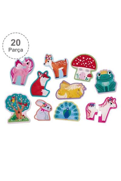 Crocodile Creek İlerleyen Puzzle - Unicorn