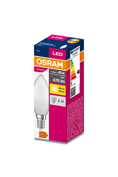 Osram LED LAMBA 4.9W SARI IŞIK E14