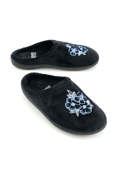 GEZER Papuci de iarnă pentru femei, cu modele florale, pentru grădină