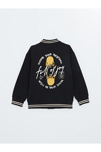 LC Waikiki Baskılı Erkek Çocuk Kolej Ceket