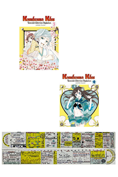 Komik Şeyler Kamisama Kiss 3-4. Ciltler Manga Seti + Mat. Öğreten Cetvel