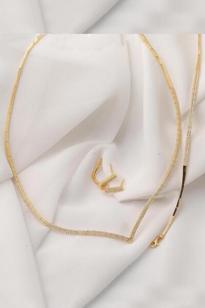 Bilezikci Ve Suyolu 14 Ayar Altın Set Takımı