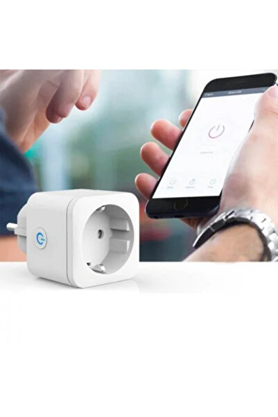fullreyon 4 Adet Uzaktan Telefonla Kumanda Edilen Akıllı Priz, Unutkan Tembel Prizi Vesvese Giderici Wifi Priz