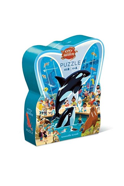 Crocodile Creek Puzzle - 48 Parça - Akvaryumda Bir Gün