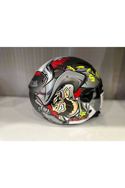 Sway Kask Sw 765 Wanted Black Çenesiz