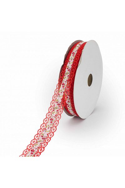 bidoluhobi Lace Floral Pattern Ribbon