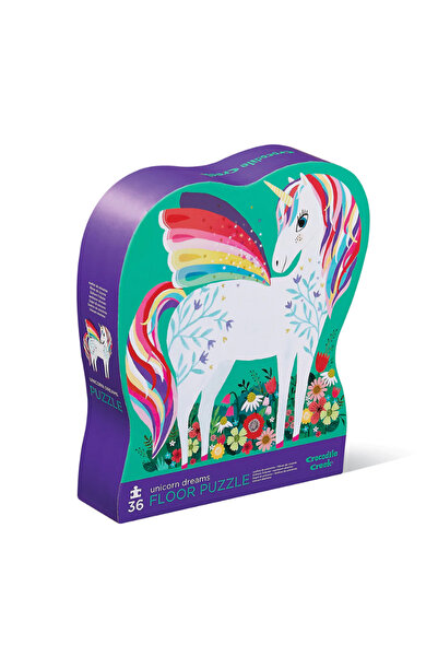 Crocodile Creek Dekoratif Puzzle - 36 Parça - Unicorn