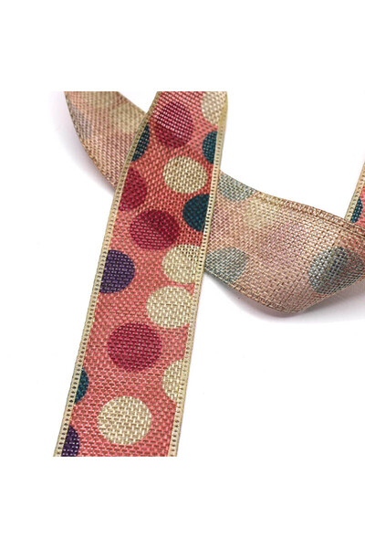 Turgut Brode Țesătură plasă cu model panglică 4 cm Model 1