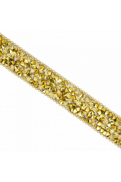 Turgut Brode Stoned Gluing Strip Ball Chain Edged 1.5 cm