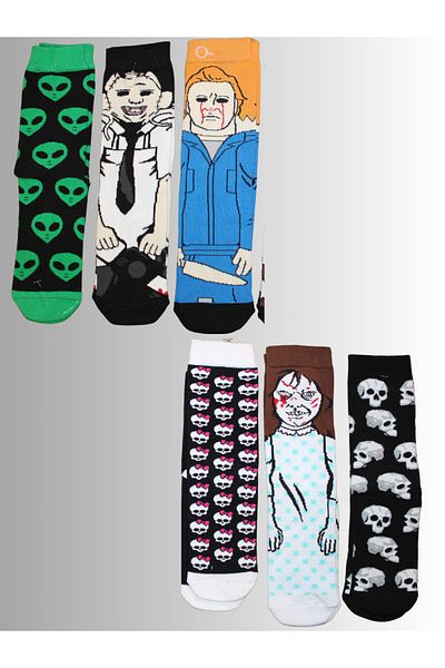 socksbox 7 Ζεύγη Χαρακτήρα Πολύχρωμες Unisex Κάλτσες/37-43