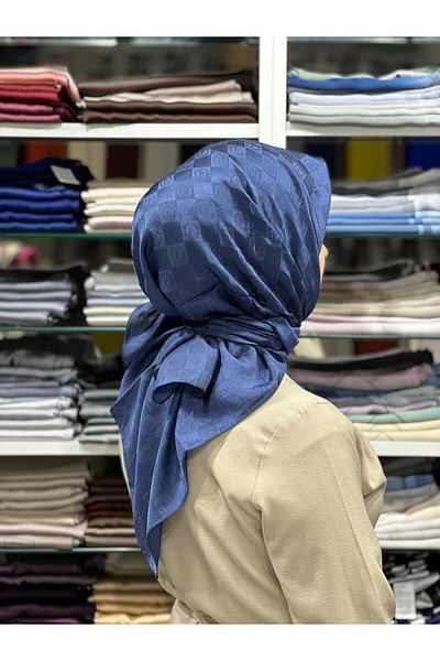 PİRAMİT Jacquard Checker Scarf
