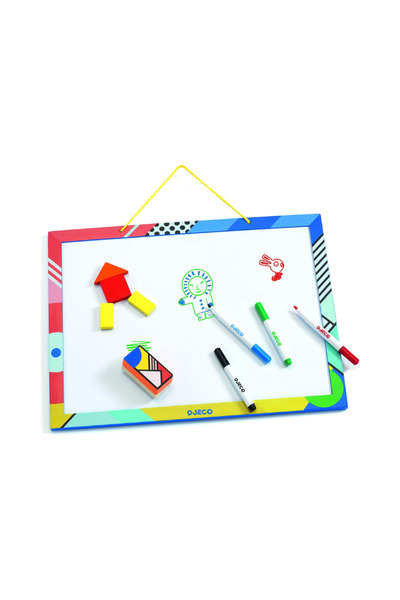djeco Magnetic's Tablo - Yazılıp Silinebilir Mıknatıslı Yazı Tahtası