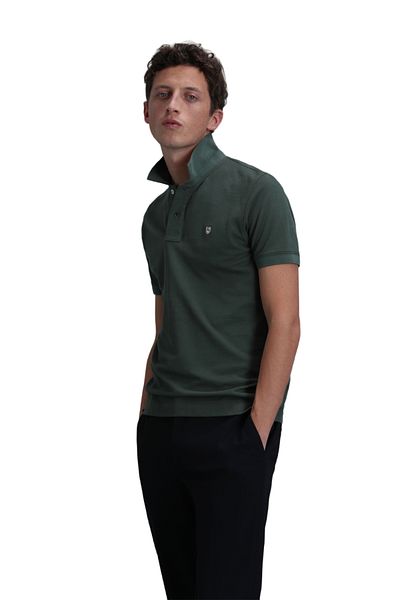 Lufian Laon Smart Men's Polo T-Shirt Slim Fit Green