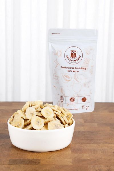 Antep Pazarı Banana Dried Fruit Chips - Freeze Dried Freeze Dried Crispy Banana