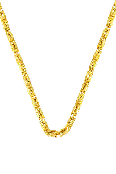 Bilezikci 14 Ayar Altın 3 mm. Kral Zincir 60 cm
