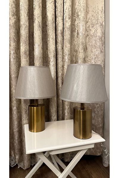 AbajurAksesuar Samara Bronze Double Lampshade