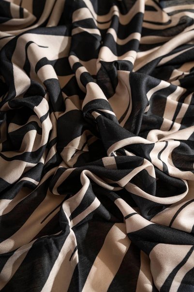 JAWEL Women's Soft Scarf Pack (Coffee-Milk Coffee-Zebra Black-Cream)