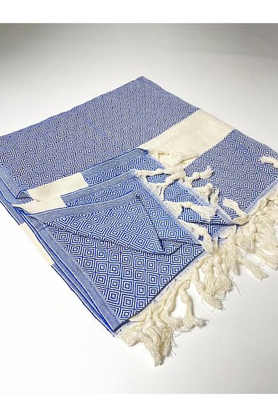 Sobe Hediyelik Peshtemal, 100% bumbac, cu model, prosop de plajă, prosop de baie dublă culoare