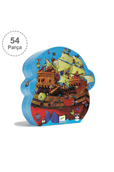 djeco Dekoratif Puzzle- Barbarossa S Boat 54 Parça