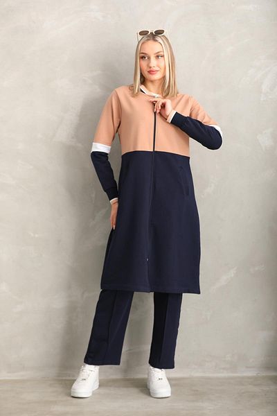 WestBound Γυναικείο Σετ φόρμας Hijab Long Casual Sports Set MINK
