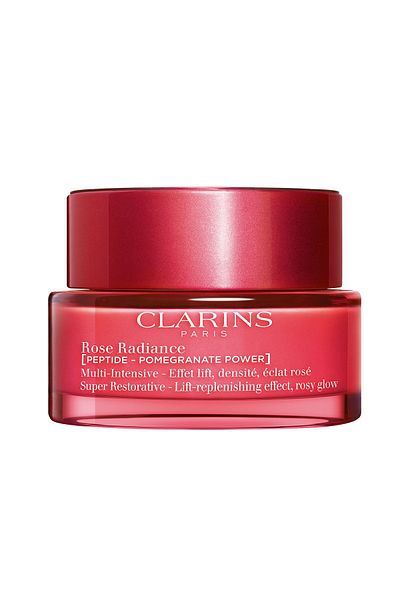 Clarins Super Restorative Rose Radiance Cream 50 Ml- Anti-Aging Day Cream with Pink Tone