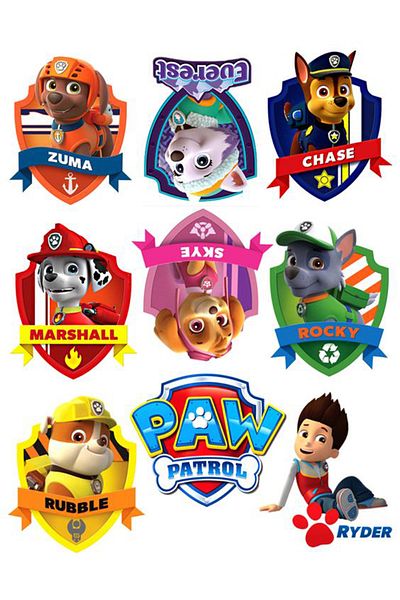 Sticksy Paw Patrol Stickerphone Laptop Notebook Tablet Notebook Water Bottle Sticker Sticker St626