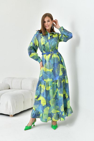 FTZ WOMEN Rochie de damă cu model galben 30852
