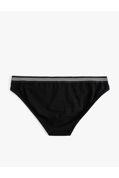 Koton Ψηλόμεσο εσώρουχο με λεπτομέρεια εκτύπωσης από βαμβάκι