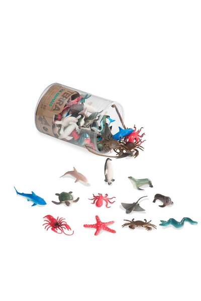 Terra 60 Piece Small Play Set - Sea Creatures