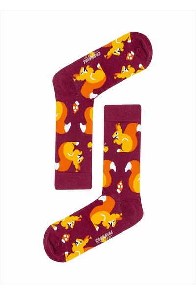 CARNAVAL SOCKS Чорапи с шарки на цветни катерици