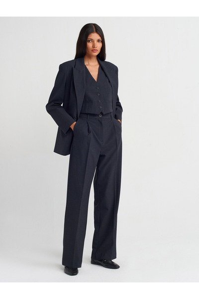 Dilvin 60739 Blazer Ceket-Antrasit