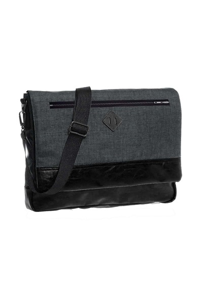 Bagorama Pıng Unisex 15 Inch Laptop, Çapraz Ve Omuz Postacı Çantası - Antrasit